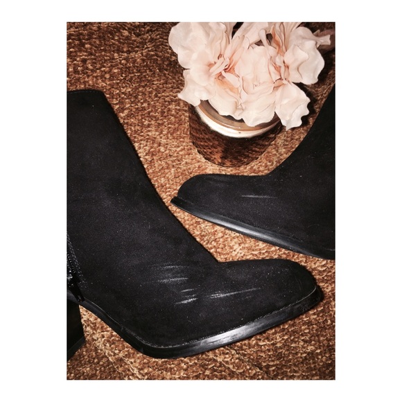Forever 21 Fringe Suede Booties - Picture 3 of 4